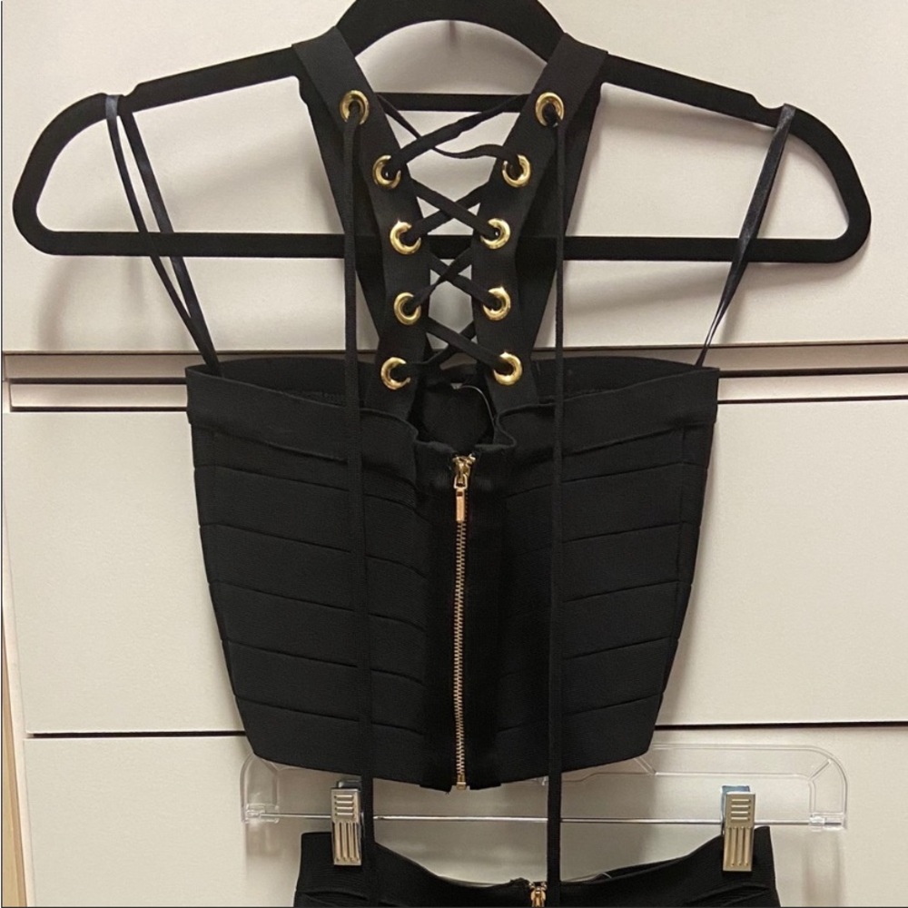 Bebe Two Piece Skirt and Crop Top